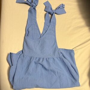 SHEIN Light Blue Textured Fabric
